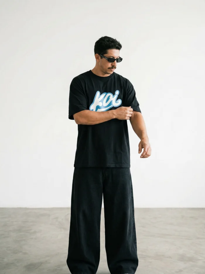 Remera KOI Negra